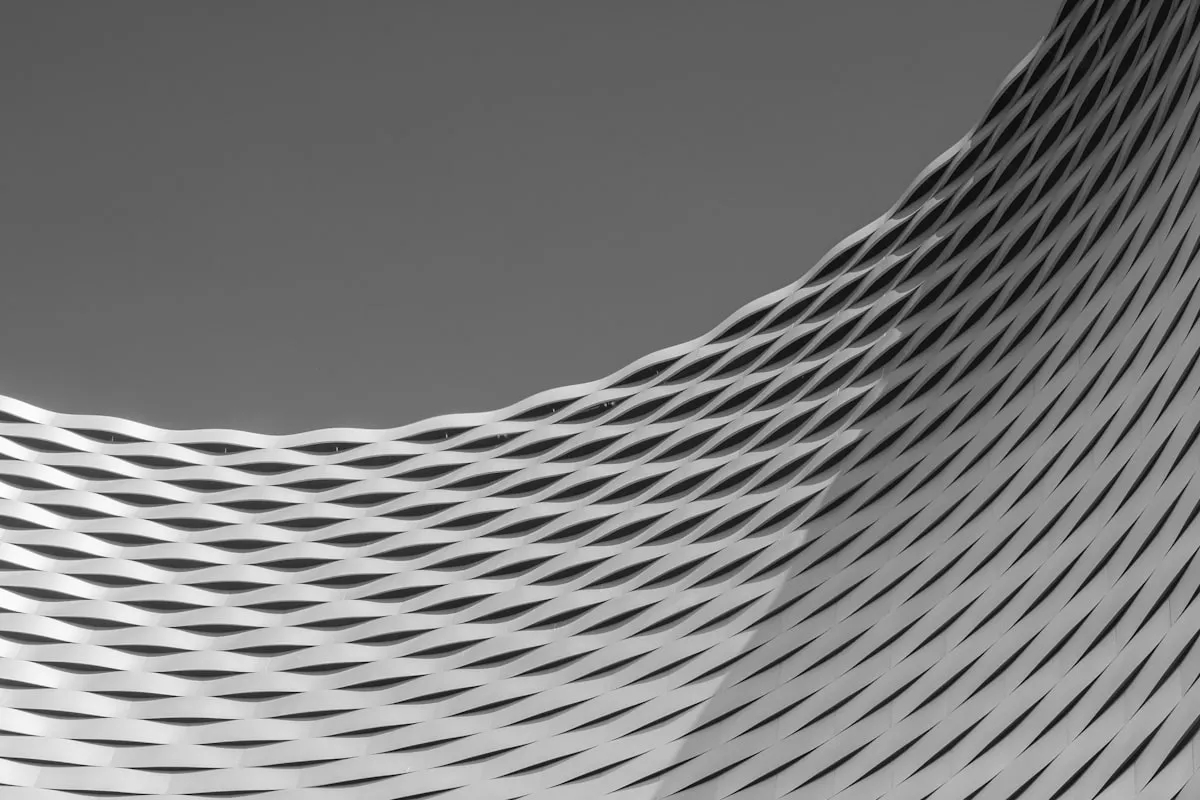 Lattice facade architecture